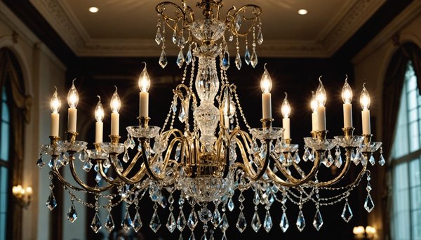 Lustres en cristal : symboles de luxe et de raffinement